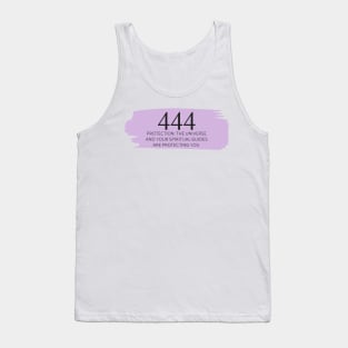 444 Angel Number purple Tank Top